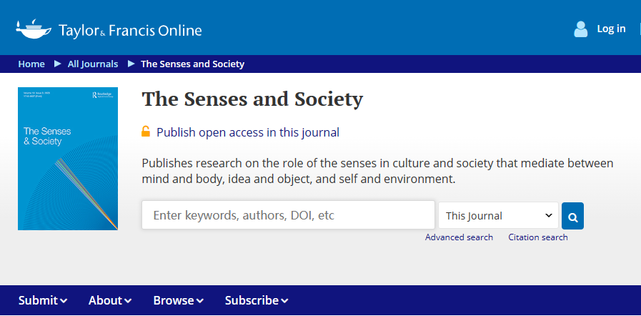 Senses & Society