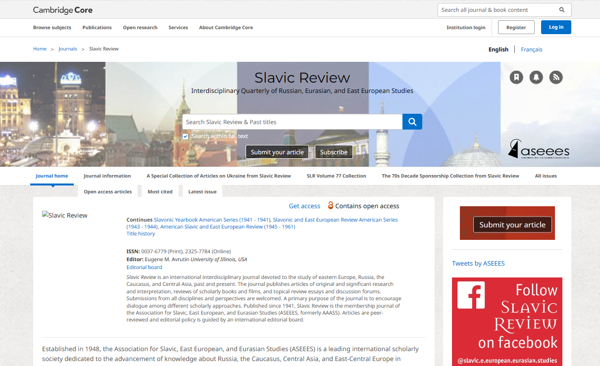 Slavic Review