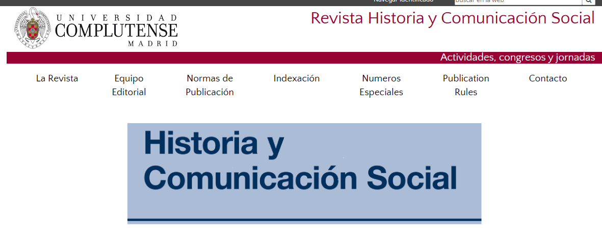Historia y Comunicacion Social