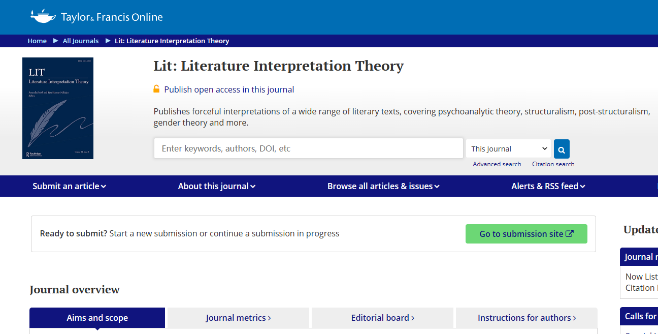 LIT-Literature Interpretation Theory