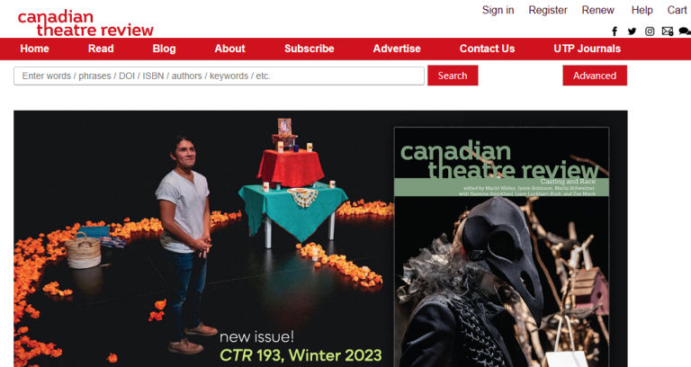 Canadian Theatre Review