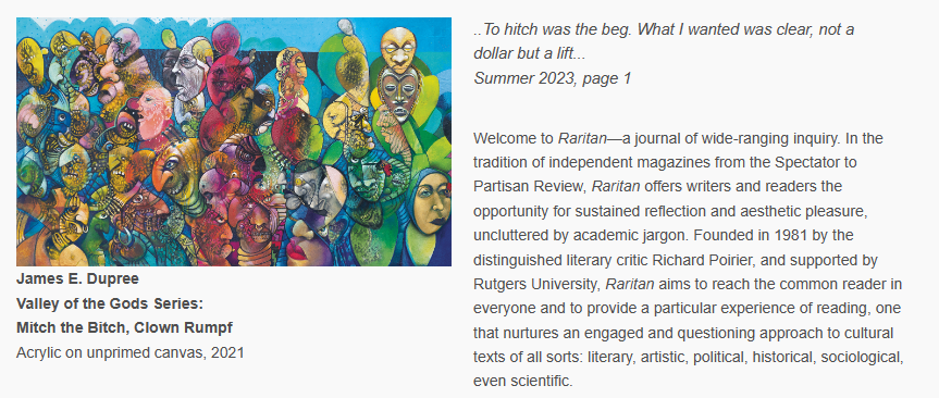Raritan-A Quarterly Review