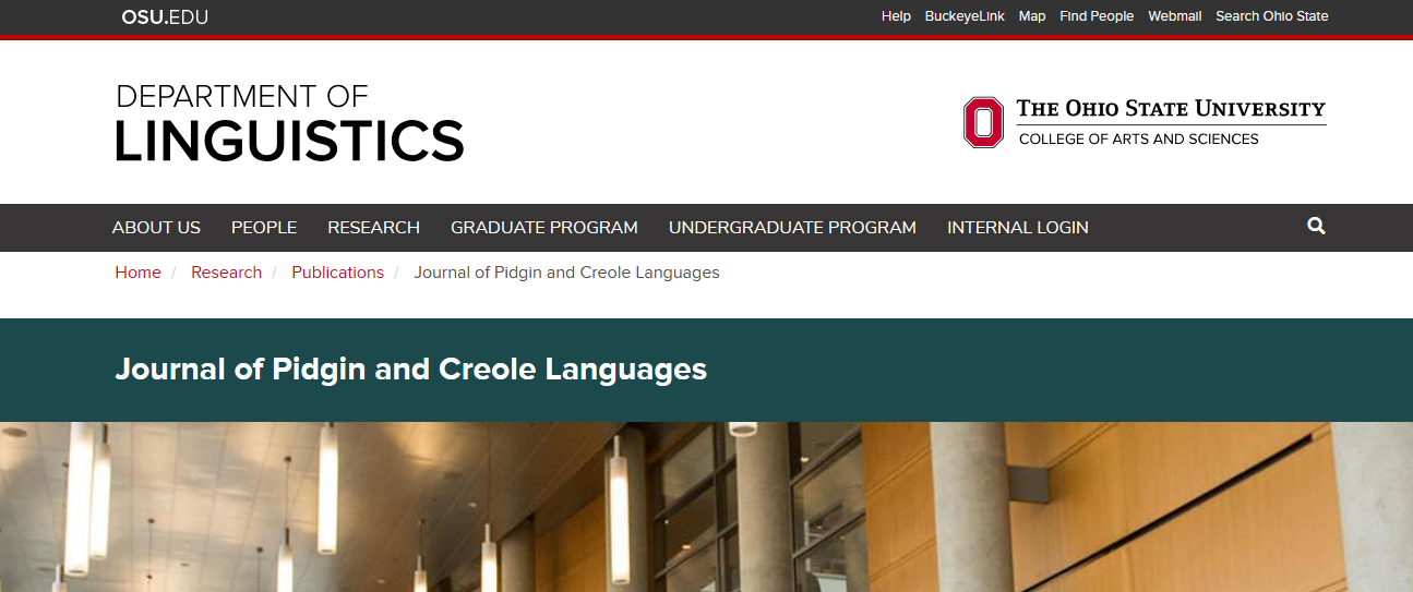 Journal of Pidgin and Creole Languages