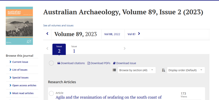 Australian Archaeology
