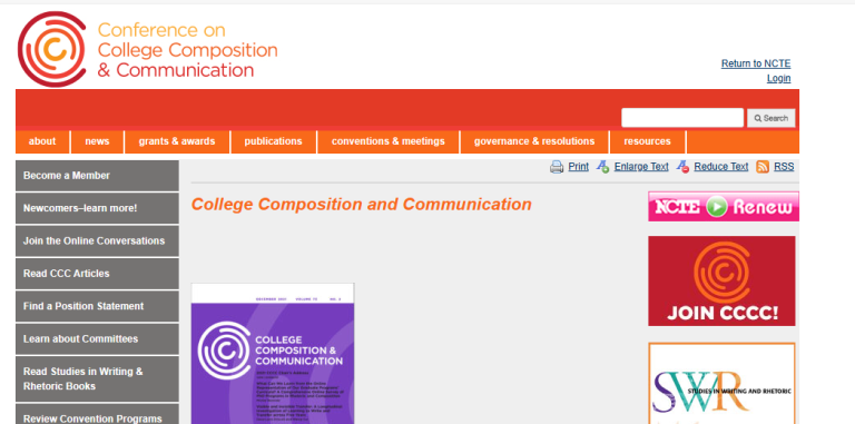 College Composition and Communication