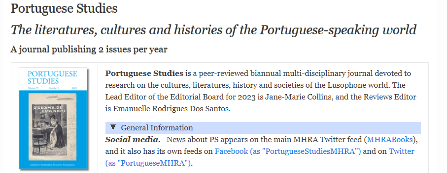Portuguese Studies