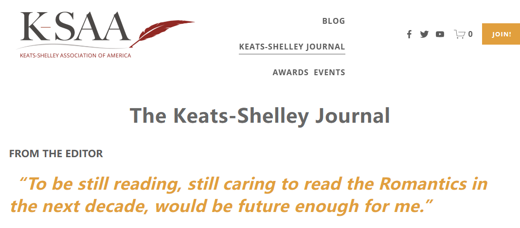 Keats-Shelley Journal